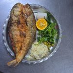 ماهی سفید دریایی سرخ‌شده
